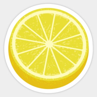 Halve Lemon Sticker